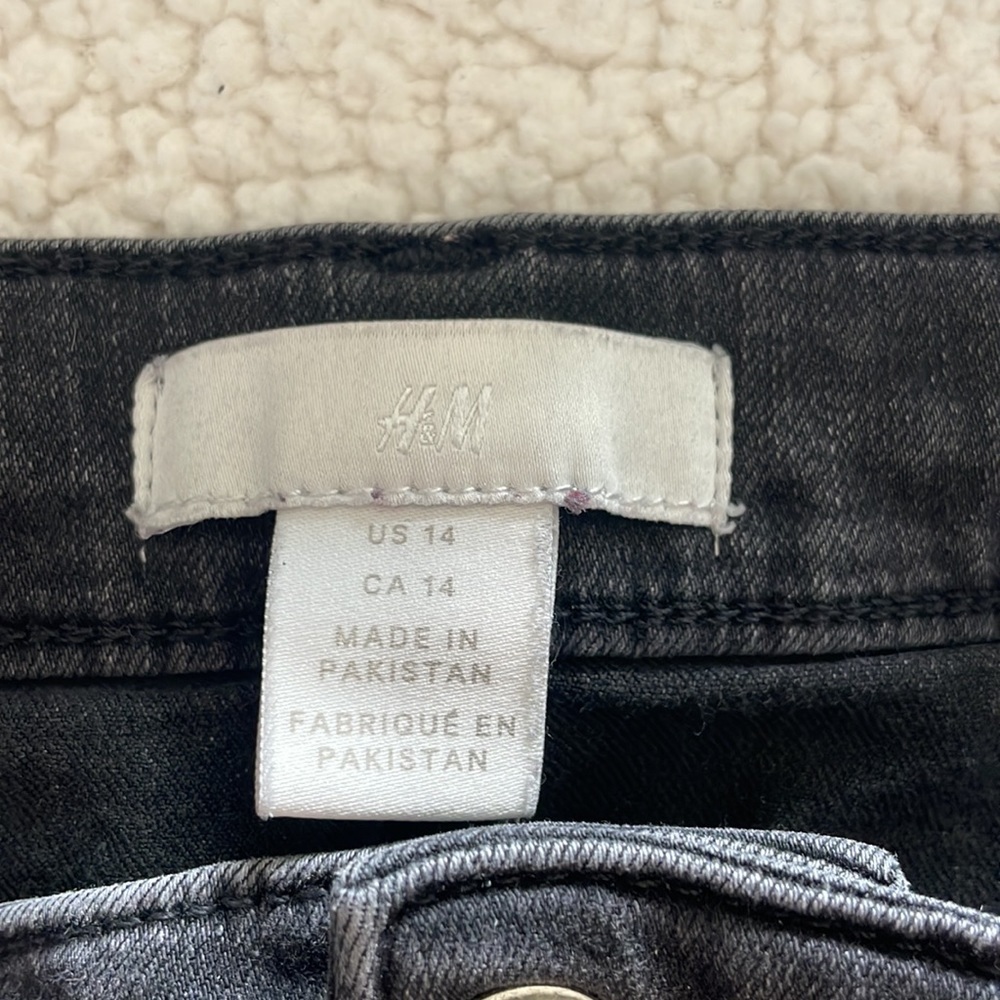 H&M  Skinny  Demin Jeans black. A - Picture 5 of 8